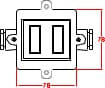 INTERRUPTOR INDUSTRIAL C/TAPA DOBLE 15A BRONCE IRD/T15 PBR AIBAR3
