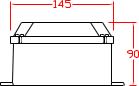 CAJA HERMETICA 170x145x90 mm IP65 CHG/12 AIBAR2