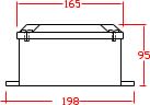 CAJA HERMETICA 190x165x95 mm IP65 CHG/14 AIBAR2