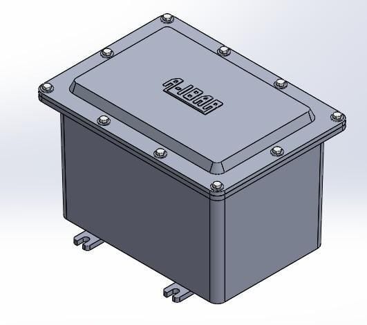 CAJA HERMETICA 300x200x200 mm IP67 CHG/300IP67 AIBAR