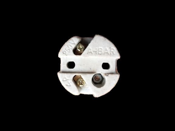 SOCKET DE LOZA ANTIVIBRATORIO E-27 08.13.0016 AIBAR1