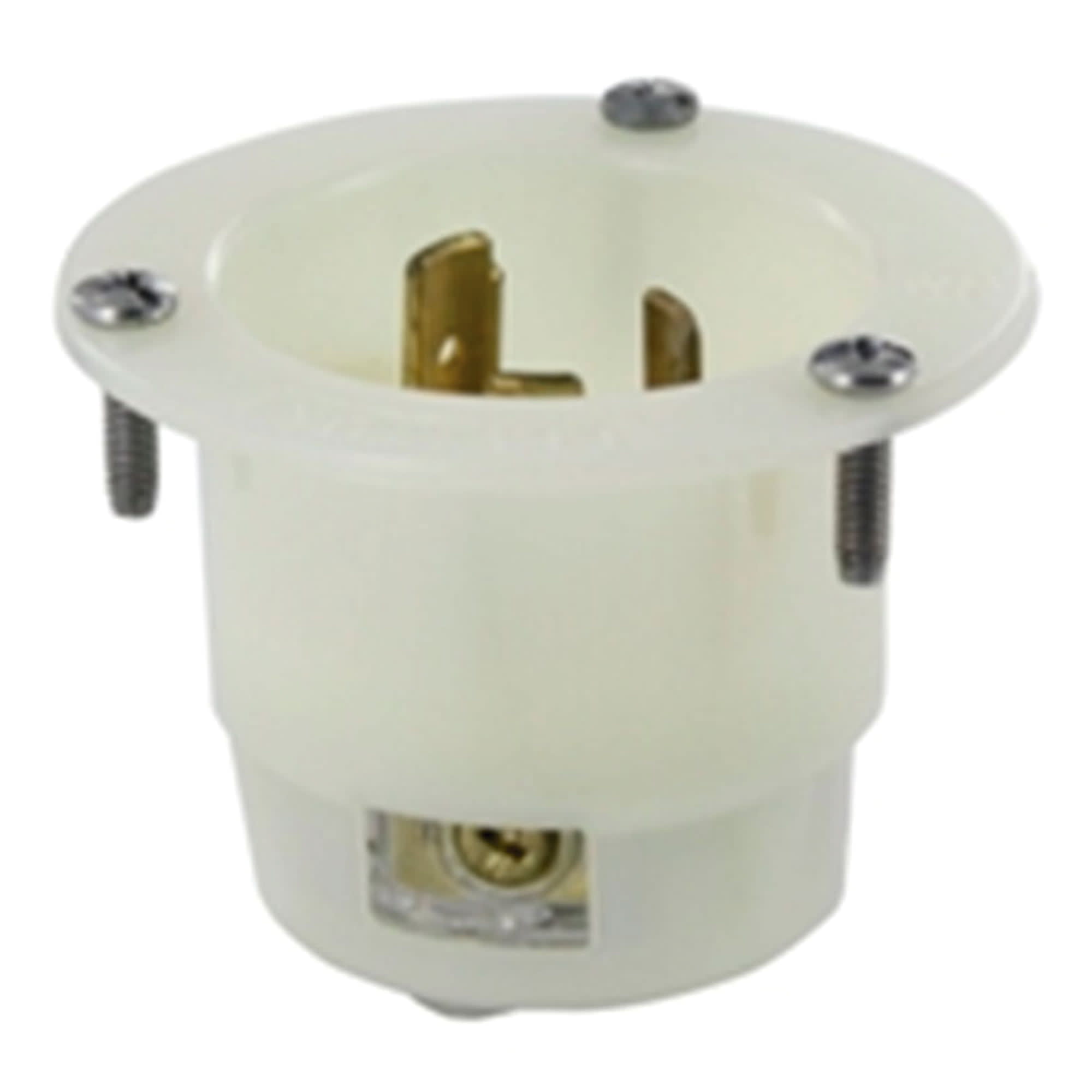 ENCHUFE EMPOTRABLE 2X20A 250V L6 C/SEGURO LEVITON