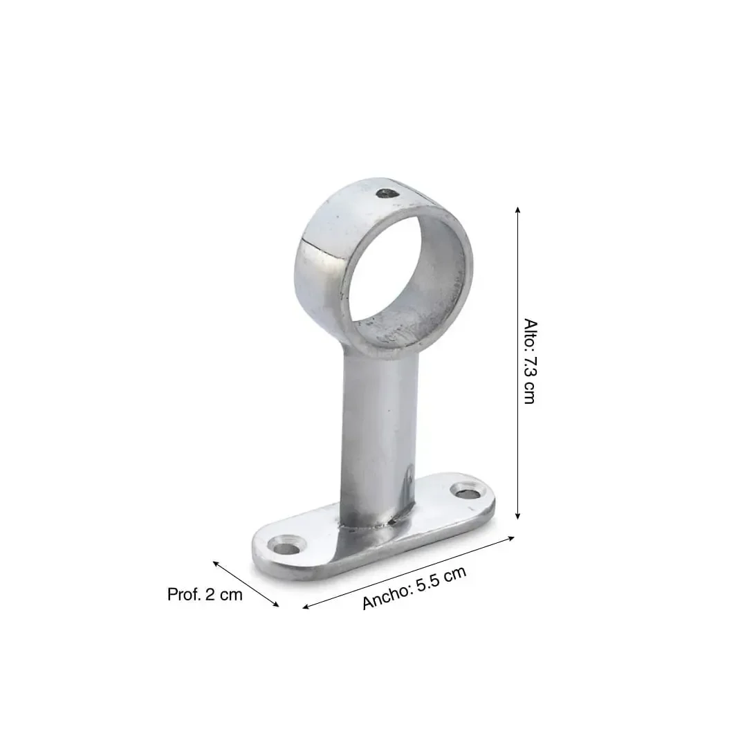 SOPORTE DE ALUMINIO MODELO PASANTE DE 1'' GLOBAL TRADER2