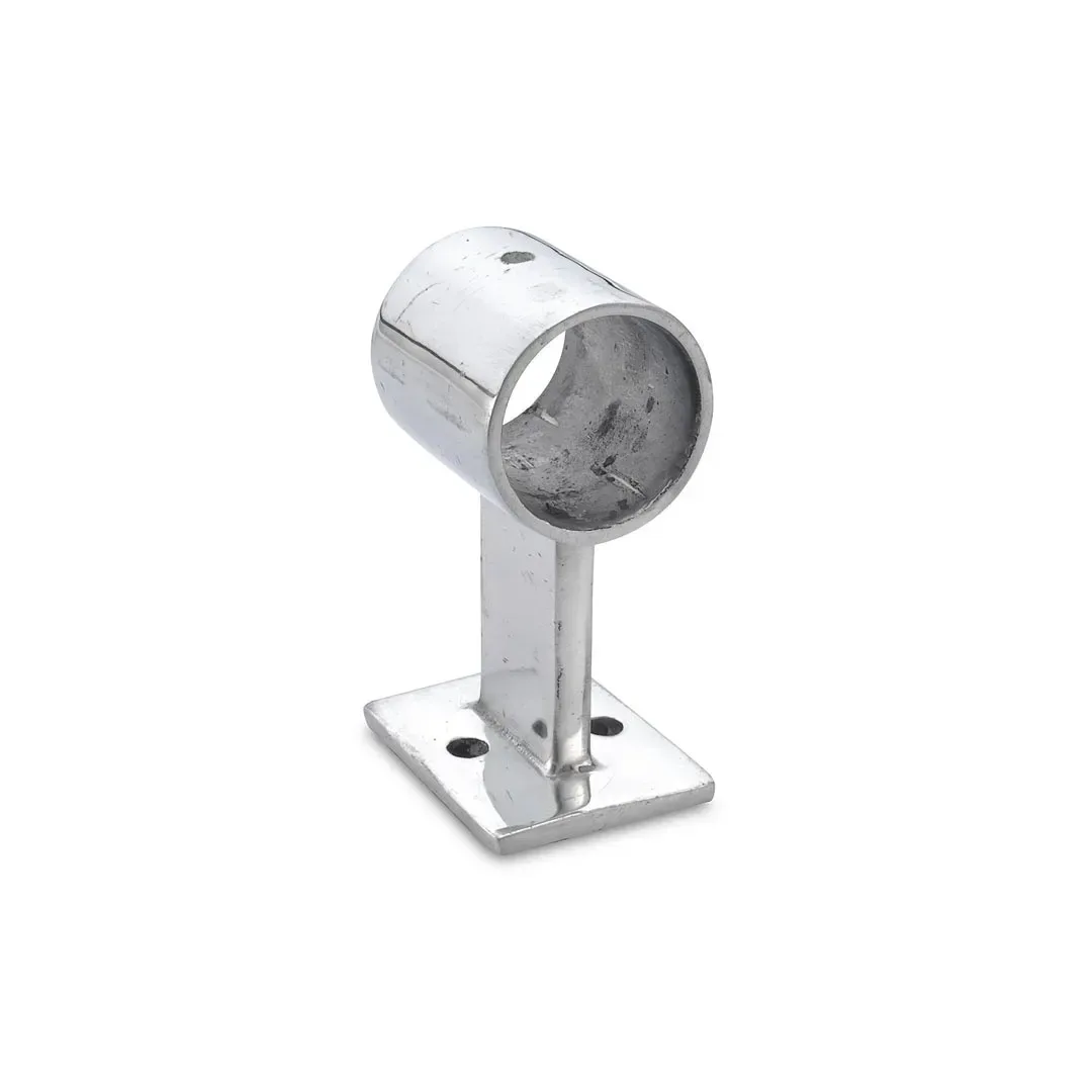 SOPORTE DE ALUMINIO MODELO PASANTE DE 30 MM EN COLOR PLATA GLOBAL TRADER