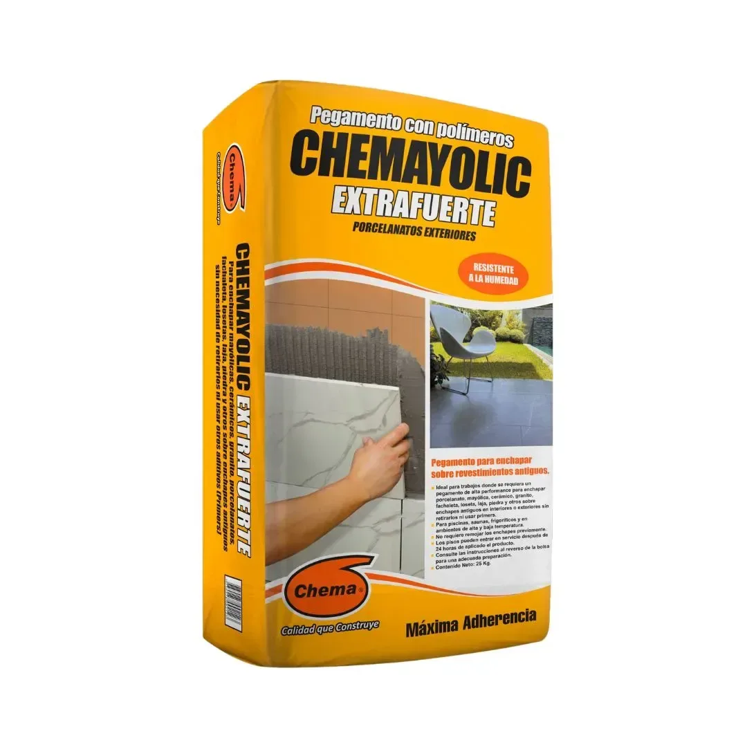 PEGAMENTO CEMENTO YOLIC EXTRA FUERTE 25KG CHEMA