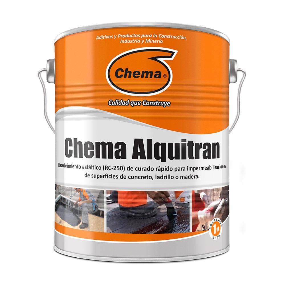 ALQUITRAN MODELO ALQUITRAN 1 GALON NEGRO CON RESISTENCIA UV CHEMA