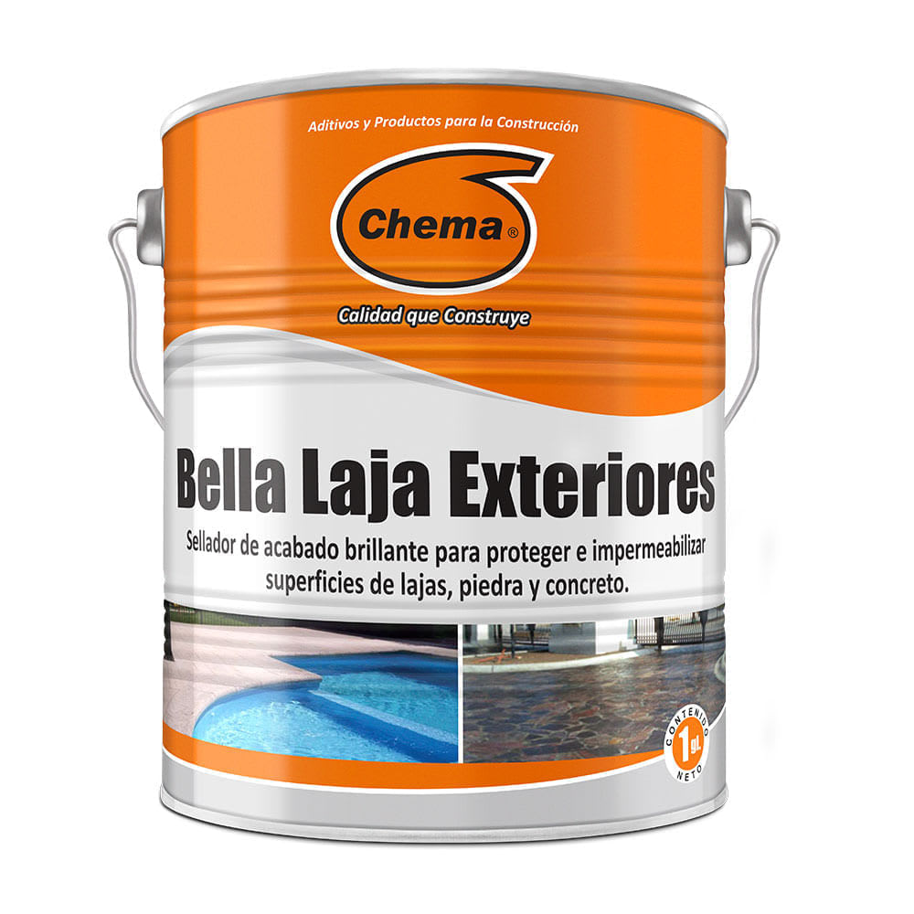 IMPERMEABILIZANTE BELLA LAJA PARA EXTERIORES 1 GALON CHEMA1