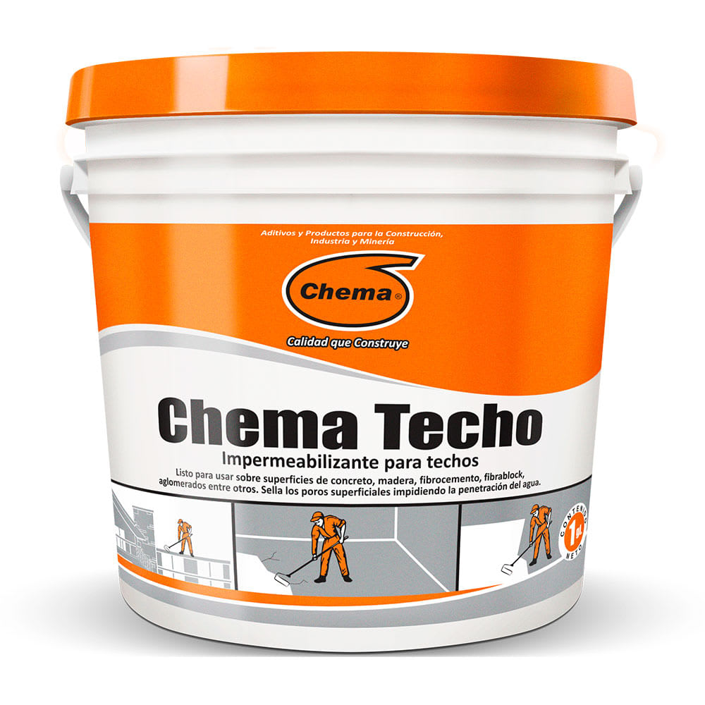 IMPERMEABILIZANTE PARA TECHO 1 GALON CHEMA1