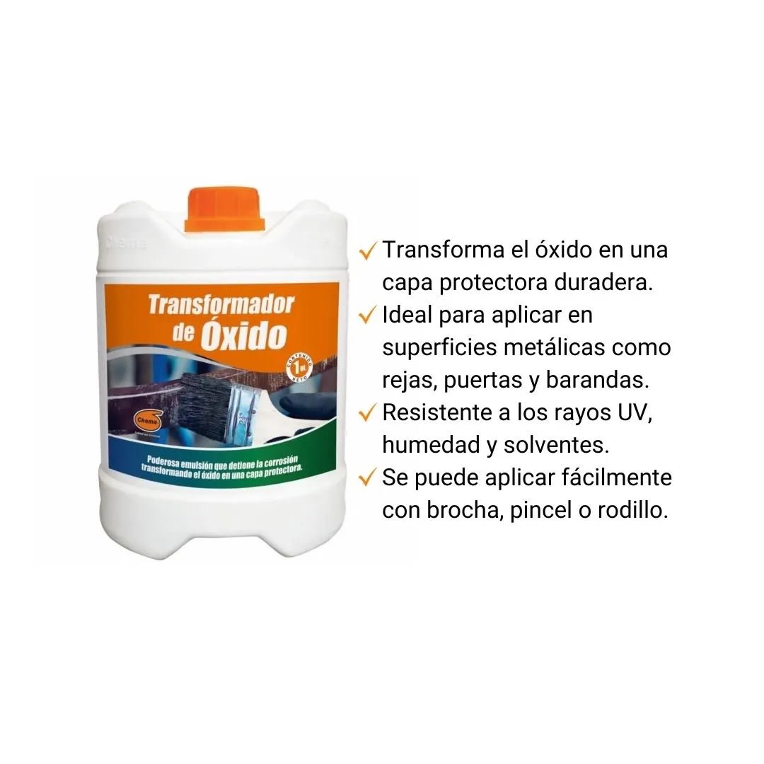 TRANSFORMADOR DE OXIDO 1 GALON DE COLOR MARRON OSCURO CHEMA2