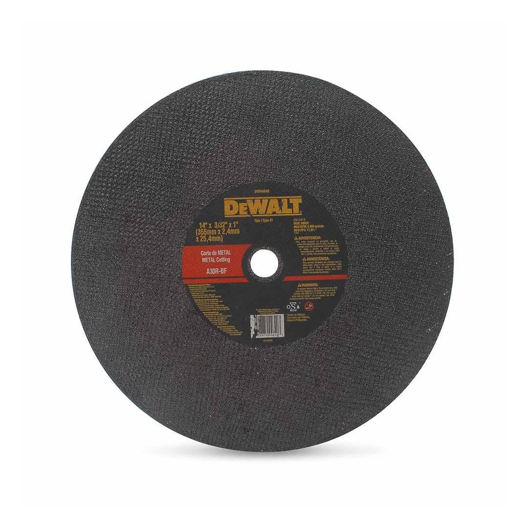 DISCO ABRASIVO DE CORTE METAL 355X2.4 MM DEWALT1