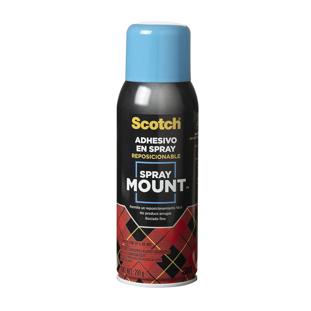 ADHESIVO SCOTCH SPRAY MOUNT 6065 NEGRO 290G 3M PERU