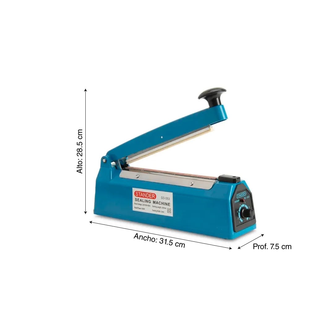 SELLADORA DE BOLSA 20 CM MAJOR1