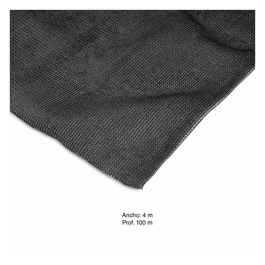 MALLA RASCHEL NEGRO 80% - VENTA POR METRO LINEAL SM1