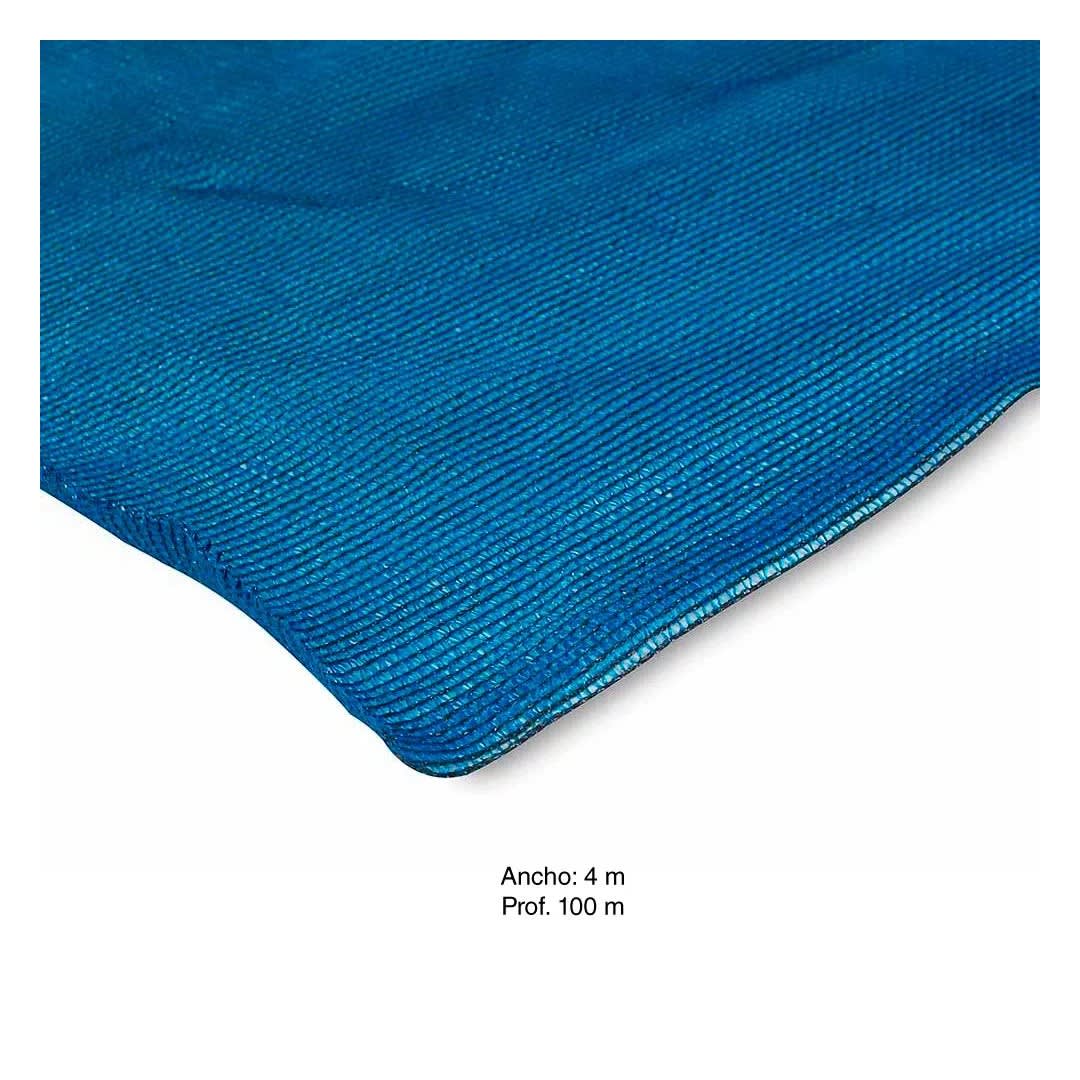 MALLA RASCHEL AZUL / NEGRO 80% - VENTA POR METRO LINEAL SM1