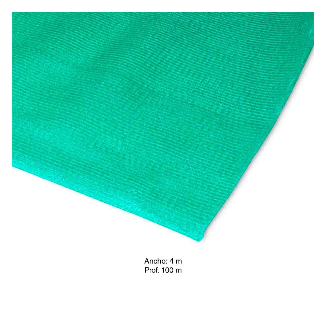 MALLA RASCHEL VERDE 80% - VENTA POR METRO LINEAL SM1