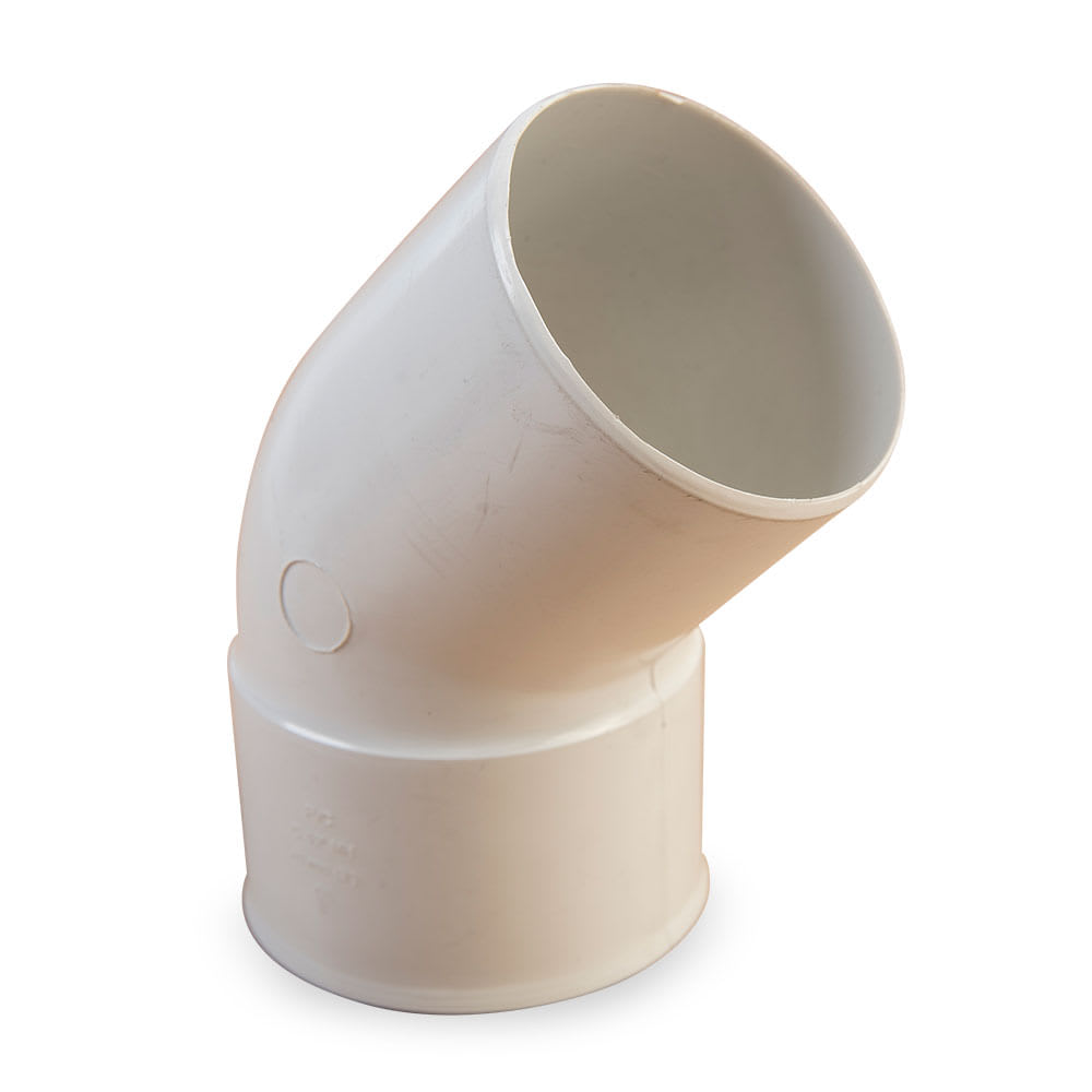 CODO H-H 80MM D/45° PARA TUBO DE DESCARGA NICOLL