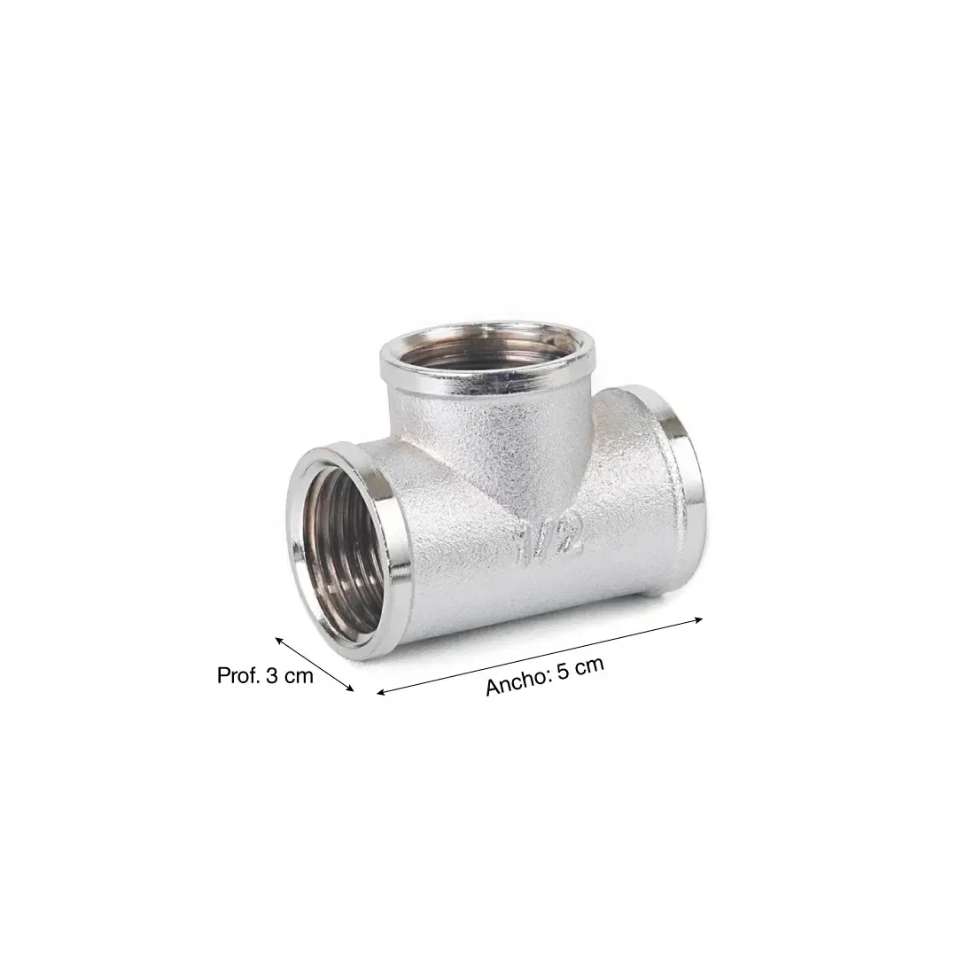 TEE BRONCE CROMADO 1/2'' WERKEN2