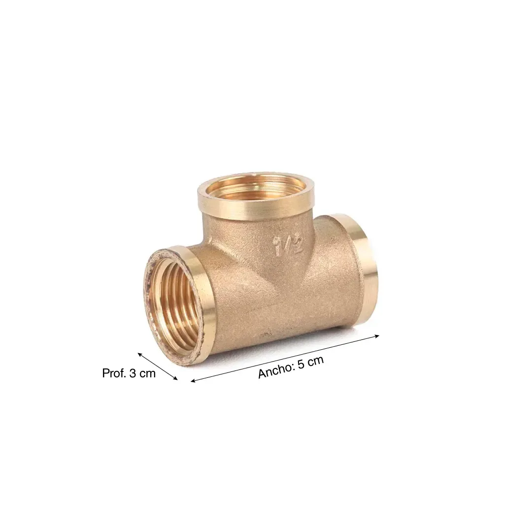 TEE BRONCE 1/2'' WERKEN2