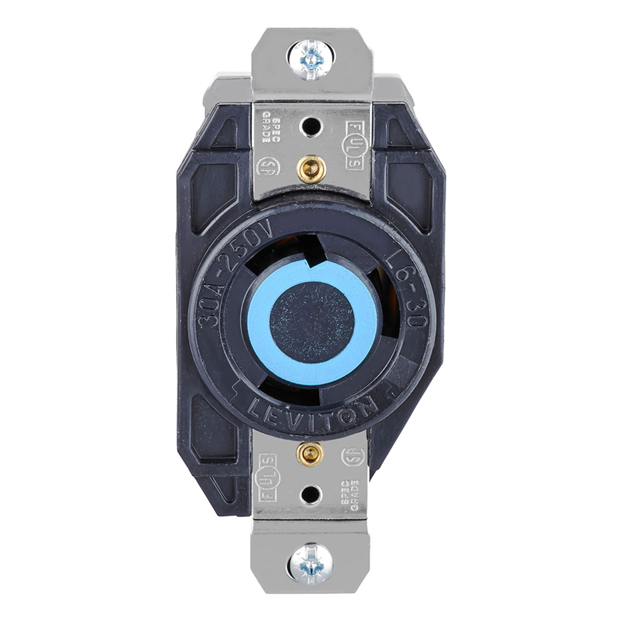 ENCHUFE 2X15A 125V L5 C/SEGURO LEVITON