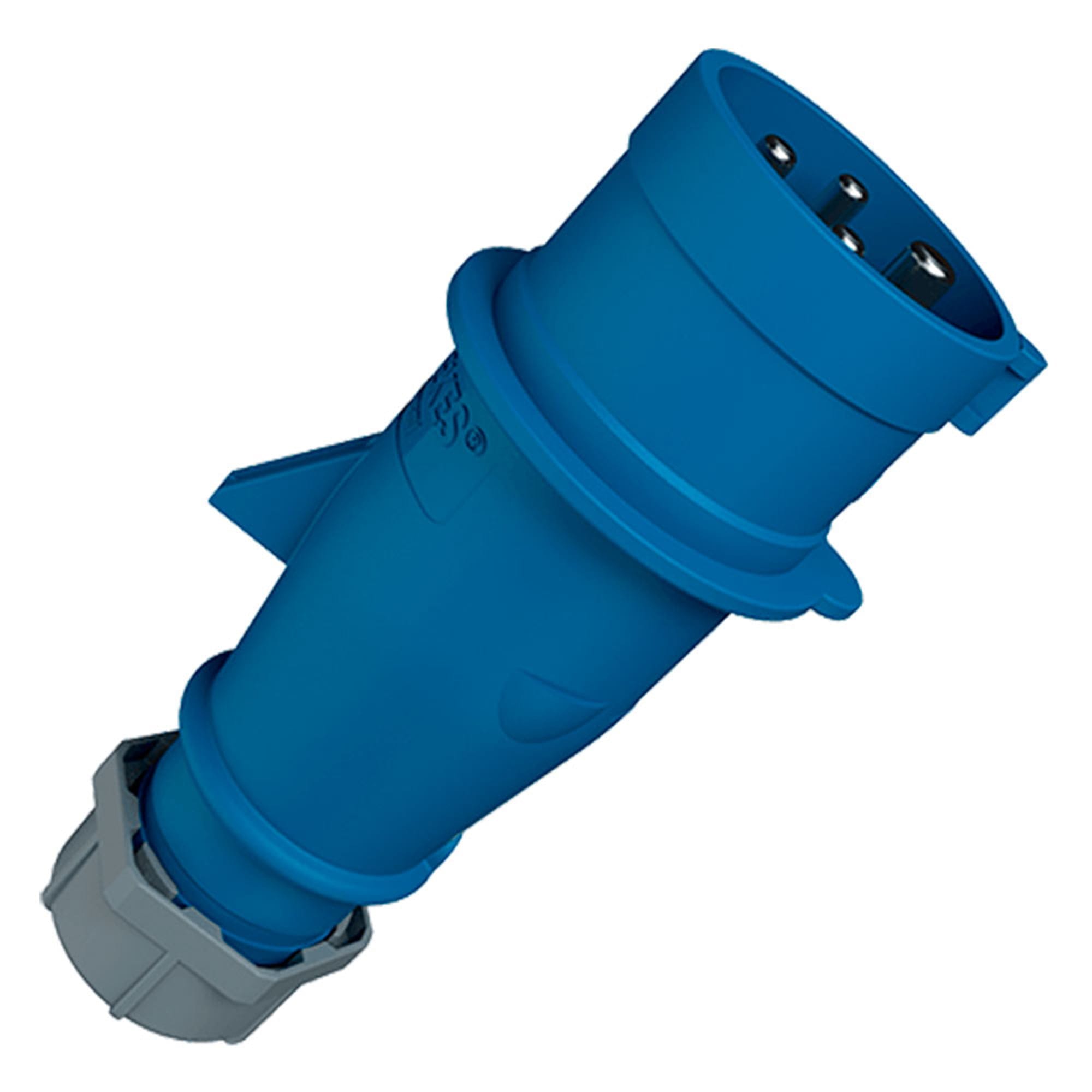ENCHUFE 32AMP 3P+T 250V AZUL 9H IP44 MENNEKES