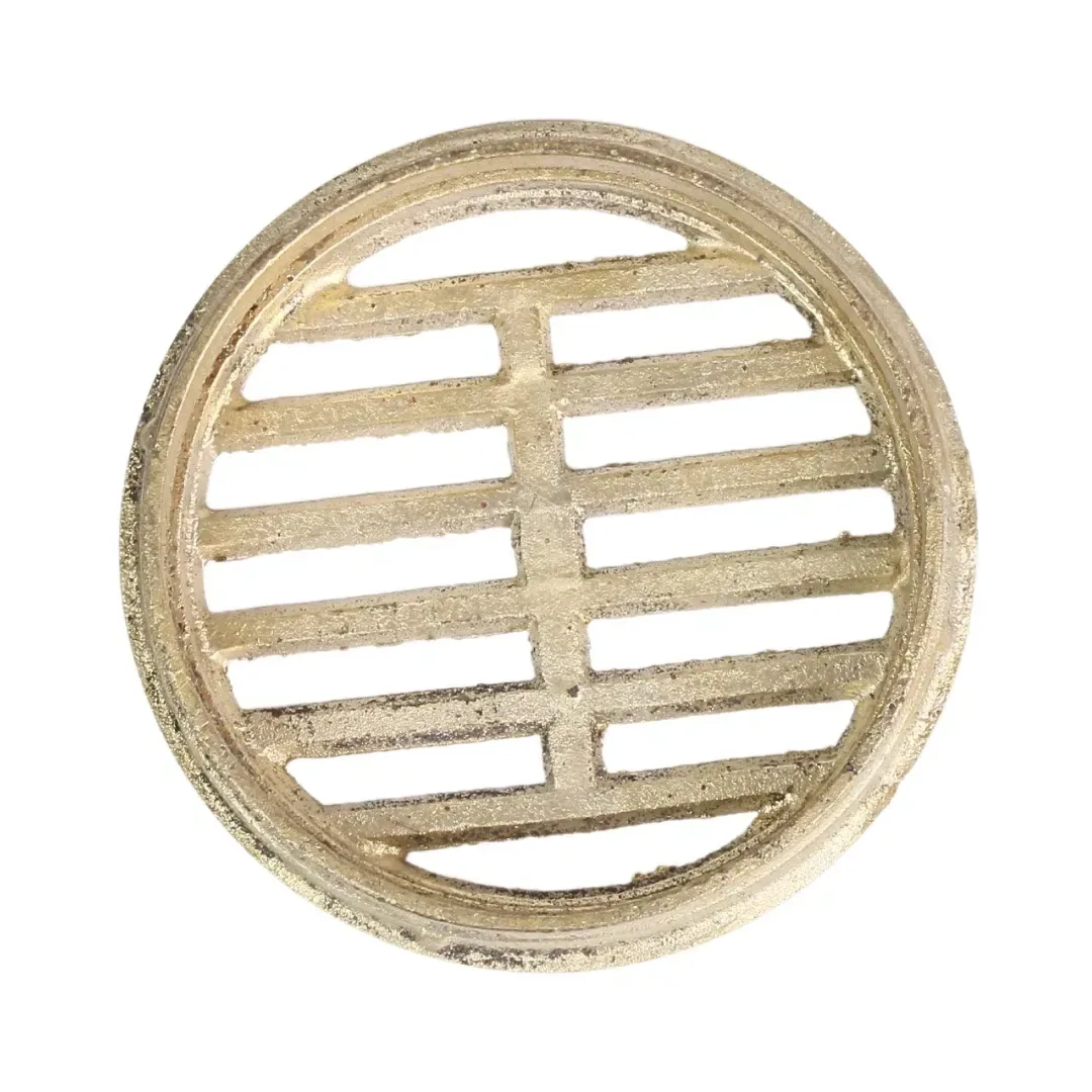 SUMIDERO DE BRONCE MODELO PESADO 3'' COLOR ORO WERKEN3