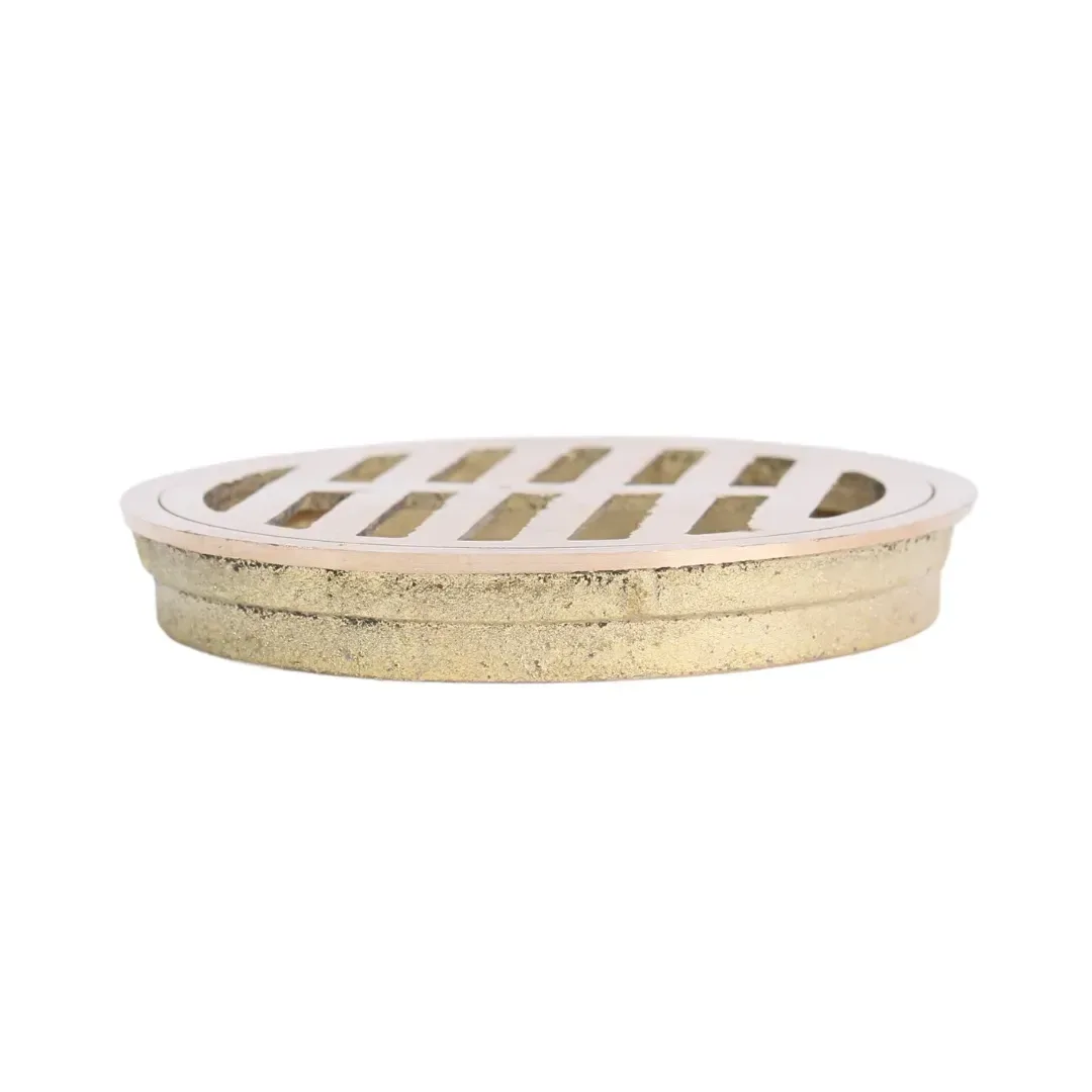 SUMIDERO DE BRONCE MODELO PESADO 3'' COLOR ORO WERKEN4