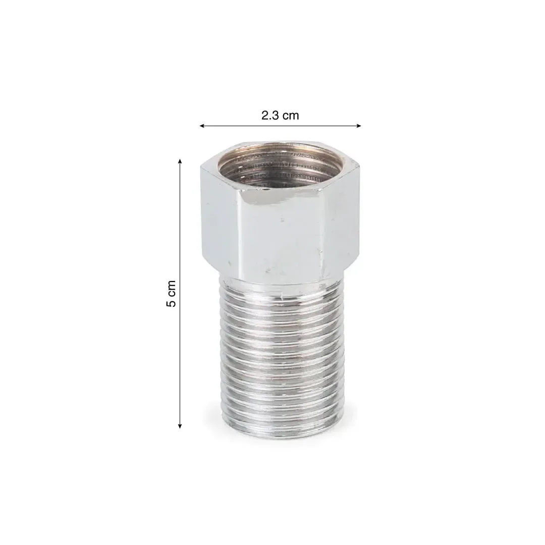 ACOPLE LARGO BRONCE CROMADO 1/2'' WERKEN2