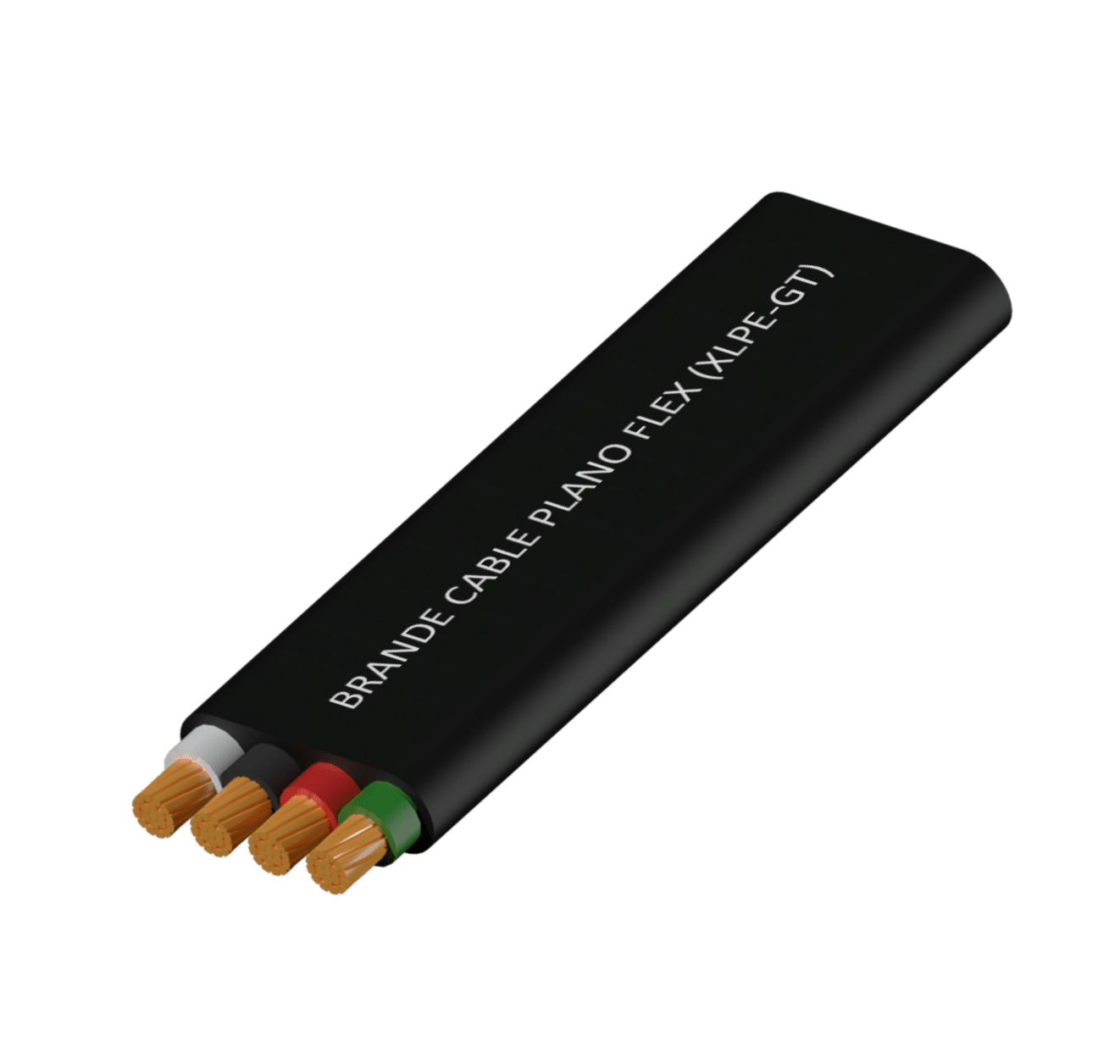 PVC-GT 0,6/1(1,2)KV CABLE FLEXIBLE PLANO 4x2/0AWG/KCM BRANDE