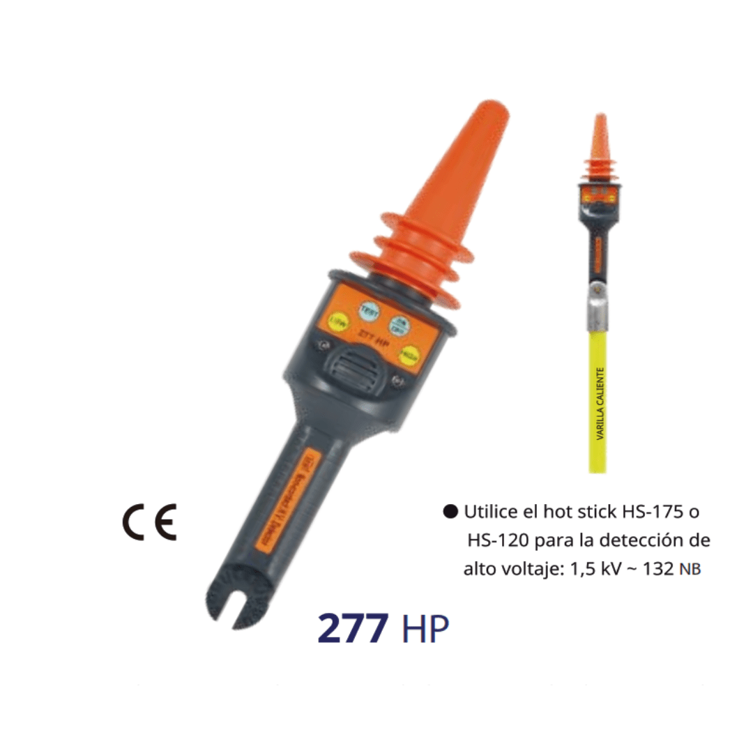 DETECTOR DE TENSION MULTIR. 50-1500V/1.5-132KV SONORO/LUMINOSO 277HP SEW1