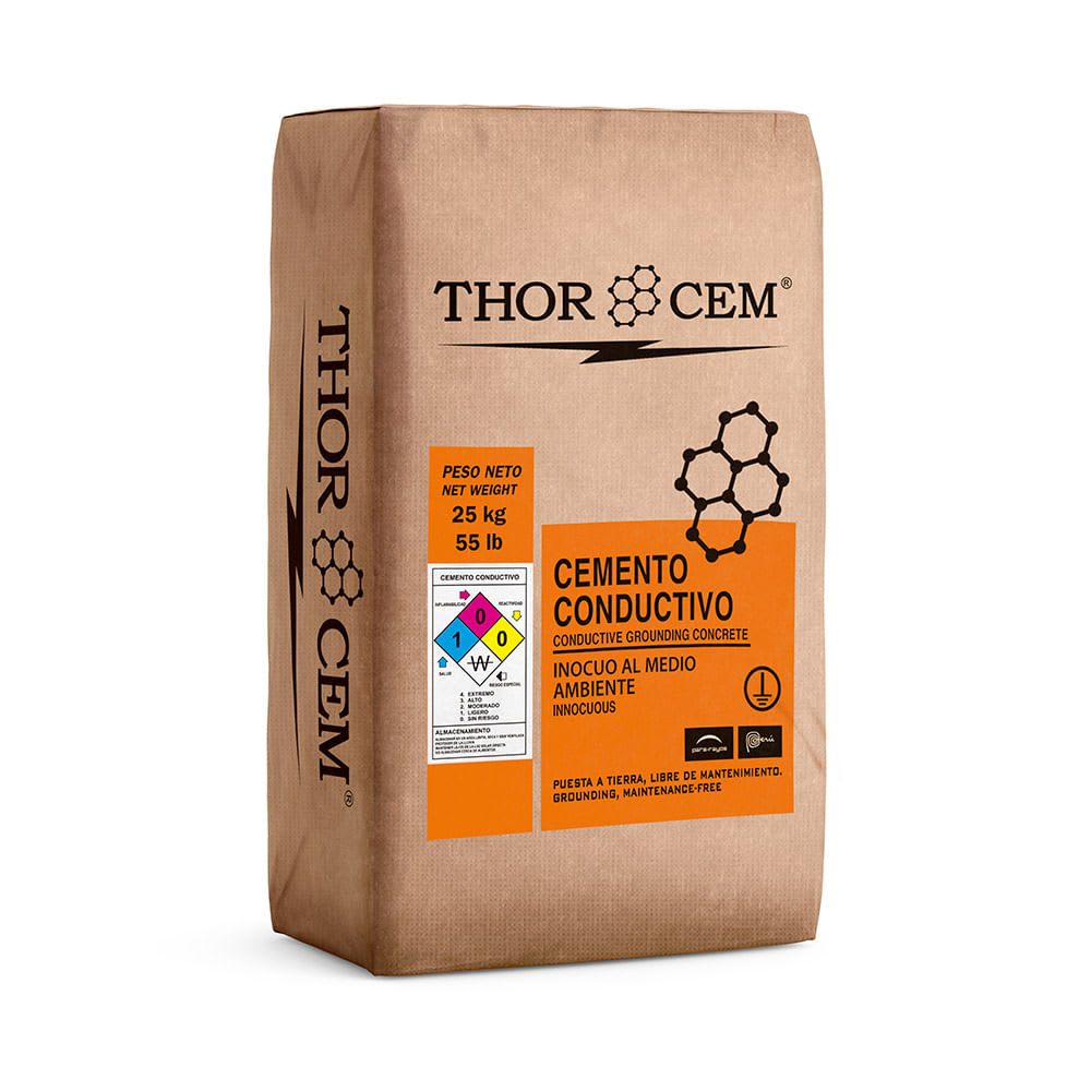 CEMENTO CONDUCTIVO 25 KG THOR CEM