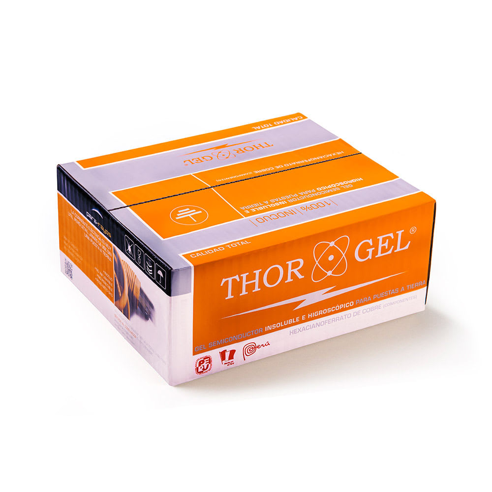 GEL DE RESISTENCIA PARA PUESTA A TIERRA DE HEXACIANOFERRATO DE COBRE THOR GEL