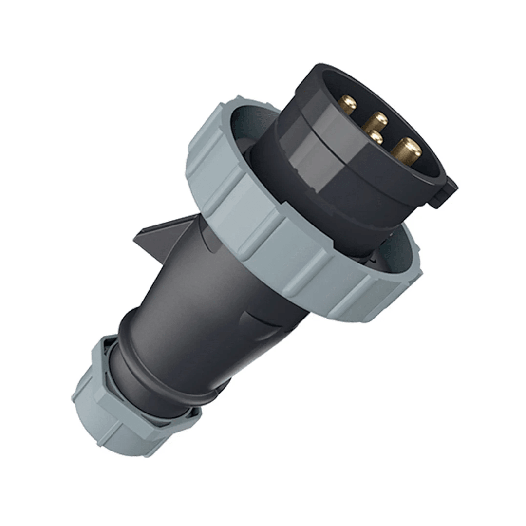 ENCHUFE 16AMP 3P+T 500V NEGRO 7H IP67 MENNEKES