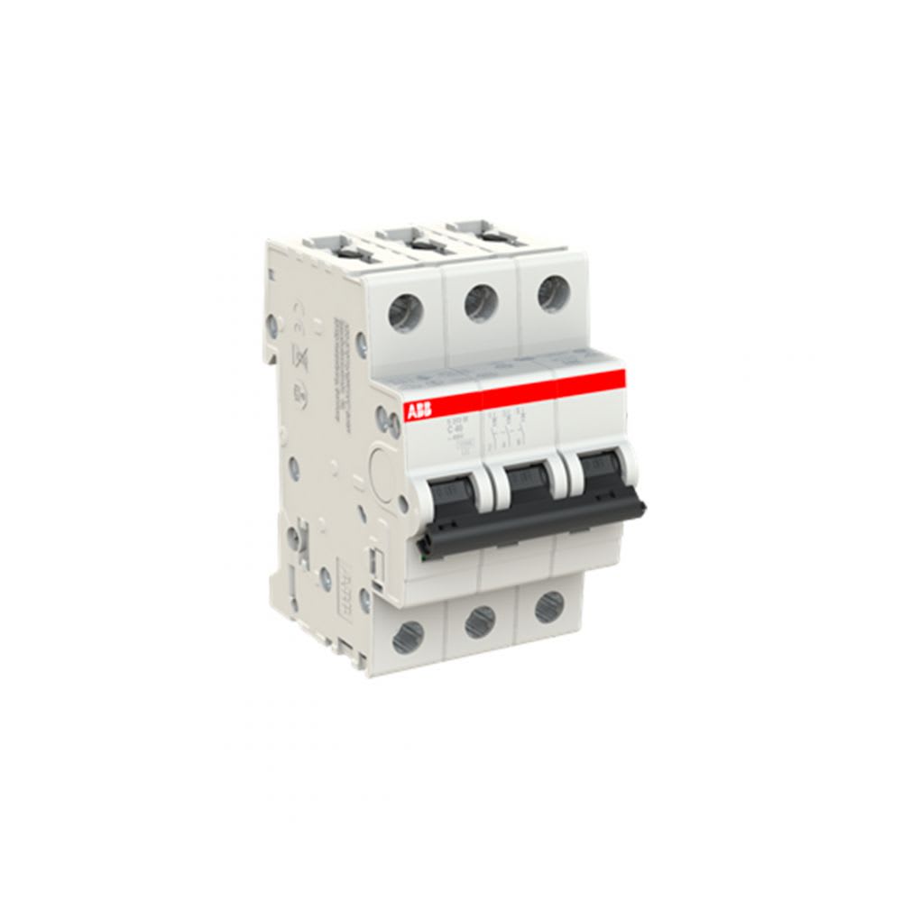 INTERRUPTOR TERMOMAGNETICO 3X40A 20KA 230V 10KA 400V TIPO C DIN 2CDS273001R0404 ABB1