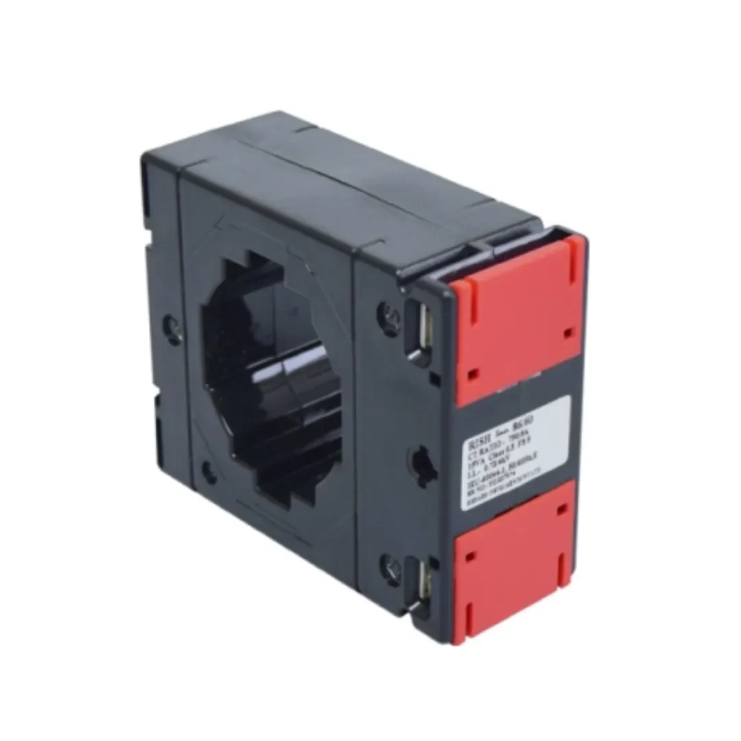 TRANSFORMADOR DE CORRIENTE PARA BARRA PASANTE 750/5A 60X12MM 15VA RISHXMER 86/60 RISHABH1