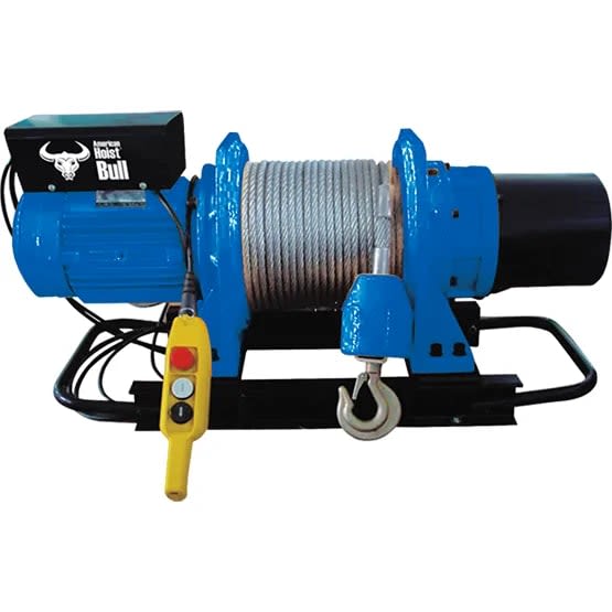 WINCHE ELECTRICO 1T MODELO WPS1 VELOCIDAD:18M/MIN 60MTS AMERICAN BULL
