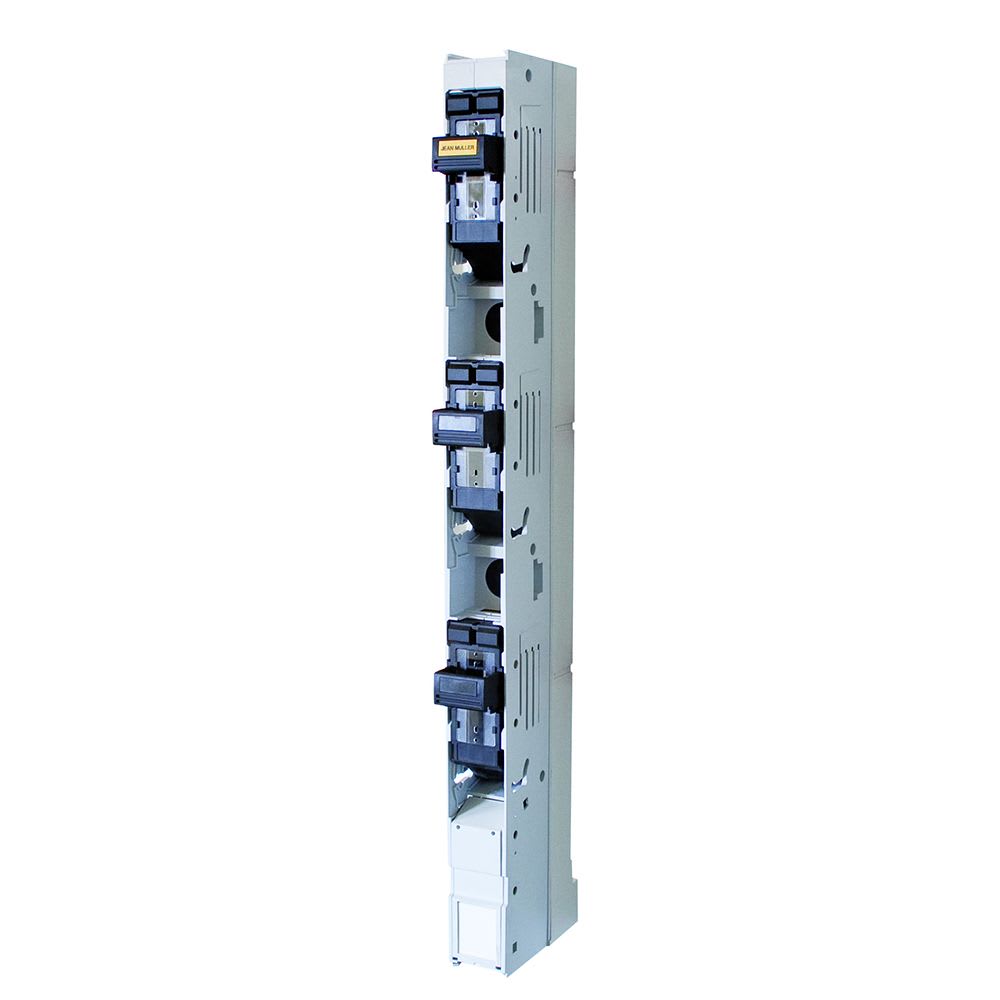 SECCIONADOR PORTAFUSIBLE TRIPOLAR VERTICAL 160A 120KA NH-00 TERMINAL 70MM L5463023 JEAN MULLER