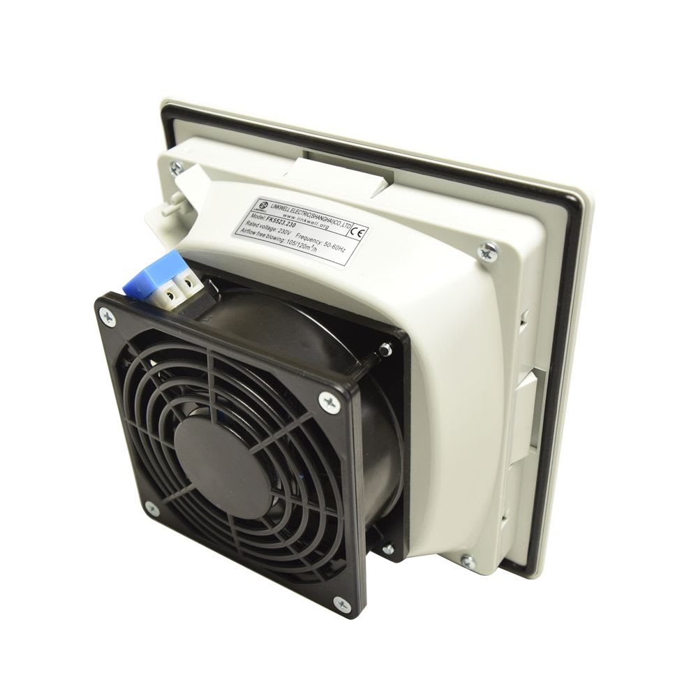 VENTILADOR 204X204MM 120M3/HR 230V CON FILTRO FK5523.230 LINKWELL3
