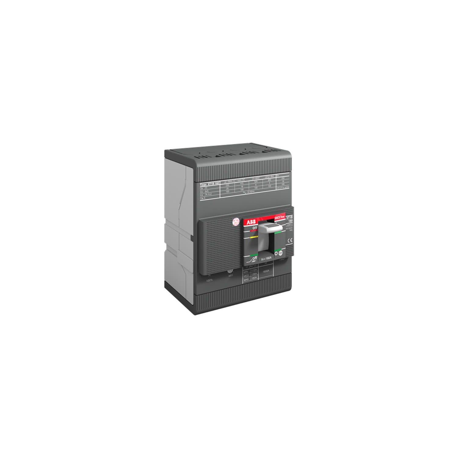 INTERRUPTOR TERMOMAGNETICO REGULABLE 4X44.1-63A (690V) 40/25KA 230/440V 1SDA067404R1 ABB