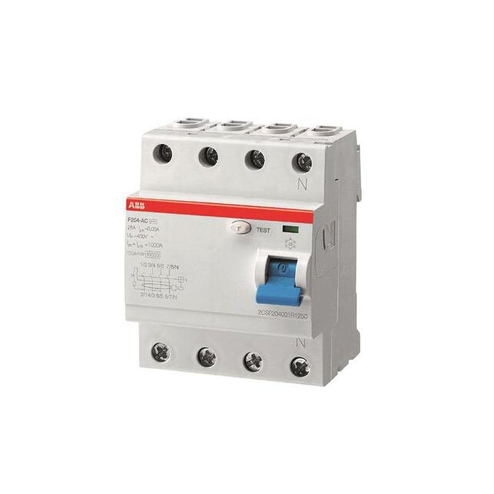 INTERRUPTOR DIFERENCIAL 4X25A 300MA 230/400V AC 2CSF204005R3250 ABB1