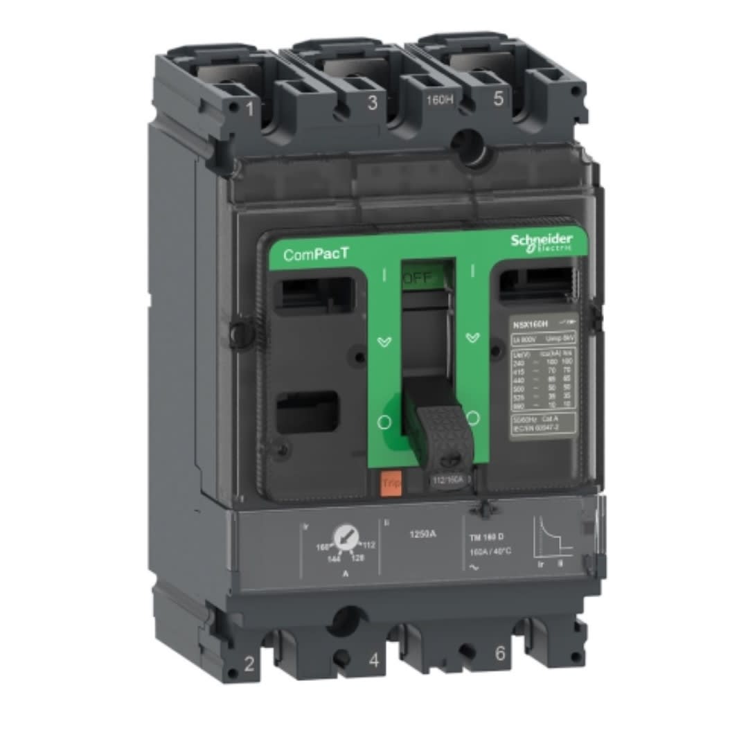 INTERRUPTOR TERMOMAGNETICO REGULABLE 3X44.1-63A 35KA 440V TMD NSX100F C10F3TM063 SCHNEIDER ELECTRIC1