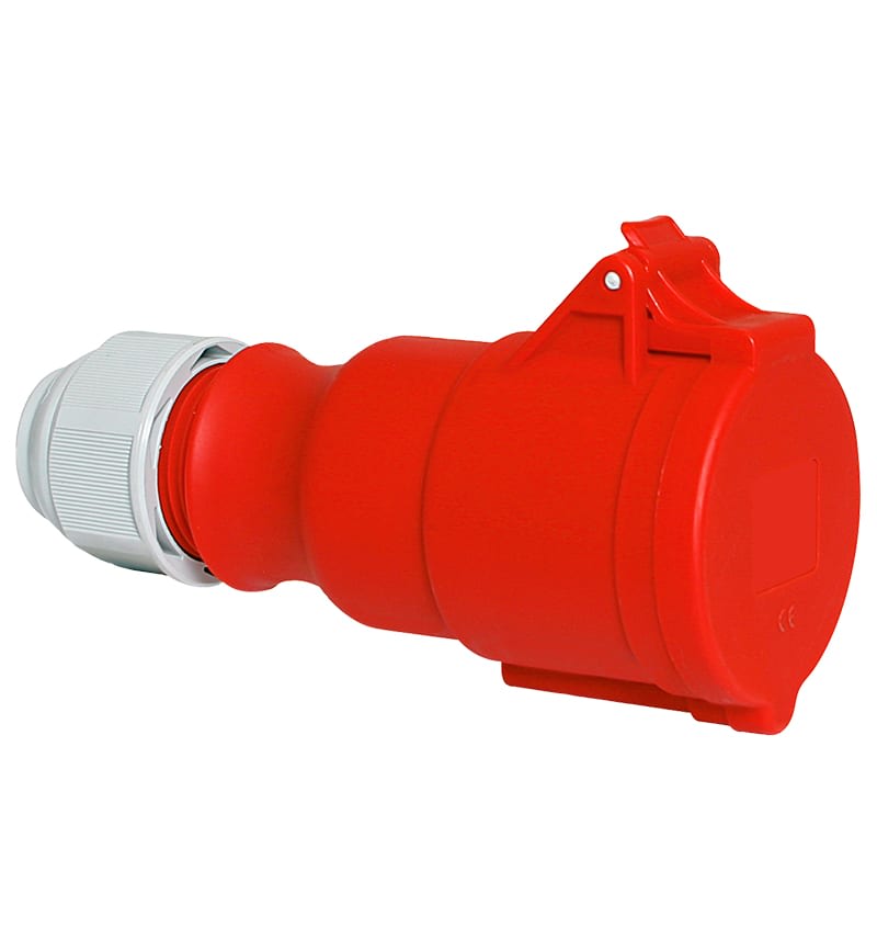 TOMA AEREA 16A 3P+N+T 415V ROJO 6H IP44 MULTI-GRIP 303-TLS BALS1