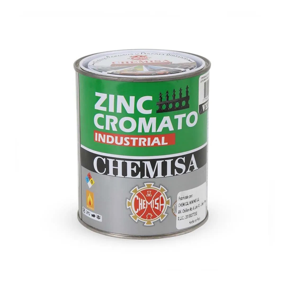 BASE ZINCROMATO INDUSTRIAL 1/4 GALON CHEMISA