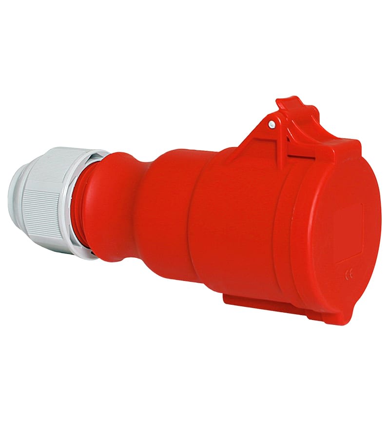 TOMA AEREA 16A 3P+T 415V ROJO 6H IP44 MULTI-GRIP 31005-TLS BALS1