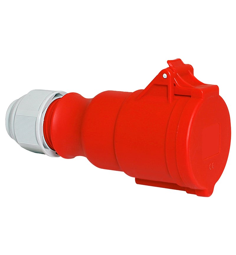 TOMA AEREA 32A 2P+T 415V ROJO 9H IP44 MULTI-GRIP 31014-TLS BALS1