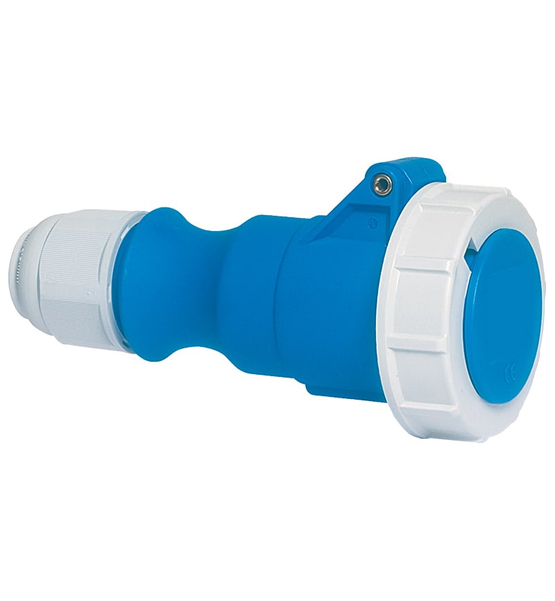 TOMA AEREA 16A 2P+T 250V AZUL 6H IP67 MULTI-GRIP 310333 BALS