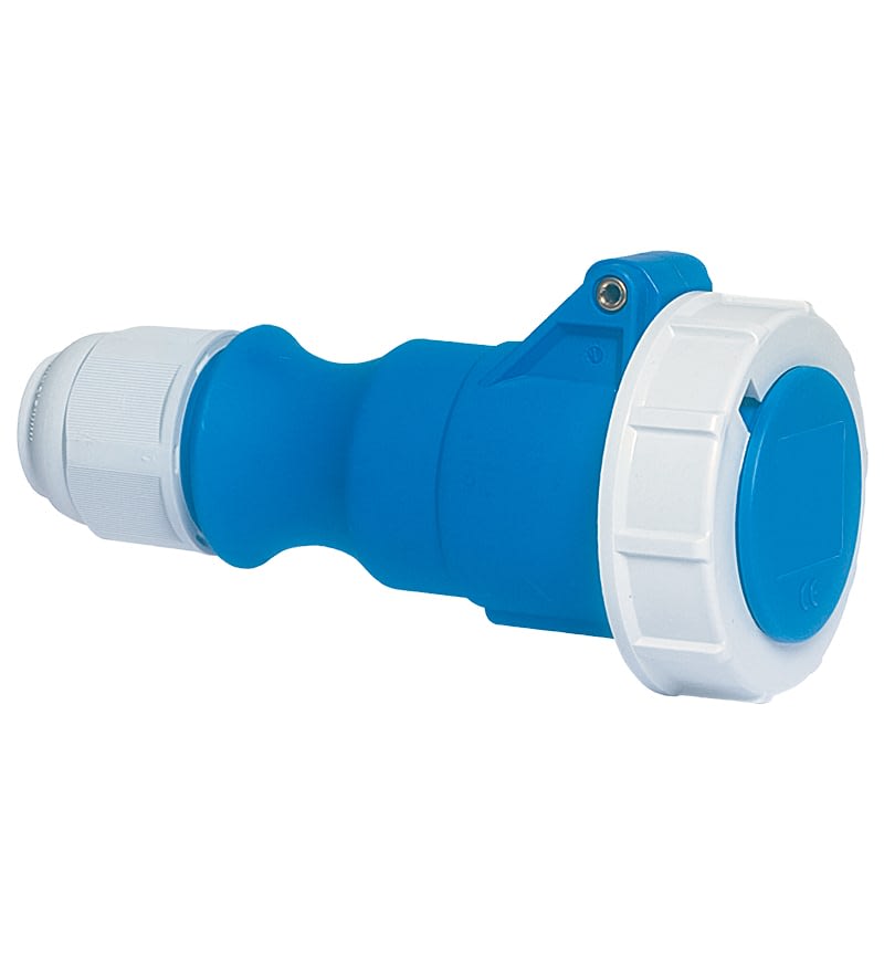 TOMA AEREA 16A 3P+T 250V AZUL 9H IP67 MULTI-GRIP 310339 BALS1