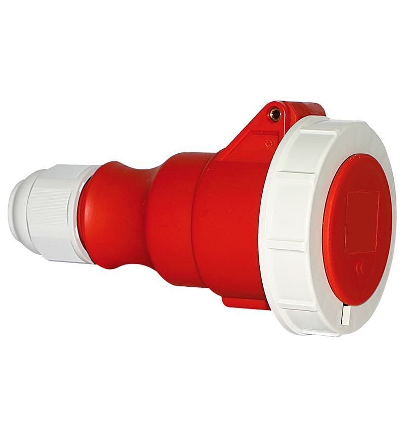TOMA AEREA 16A 3P+T 415V ROJO 6H IP67 MULTI-GRIP 310340 BALS