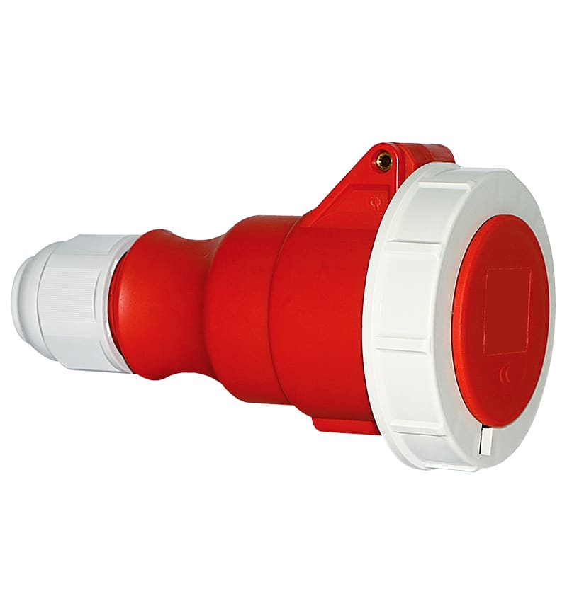TOMA AEREA 16A 3P+N+T 415V ROJO 6H IP67 MULTI-GRIP 310346 BALS1