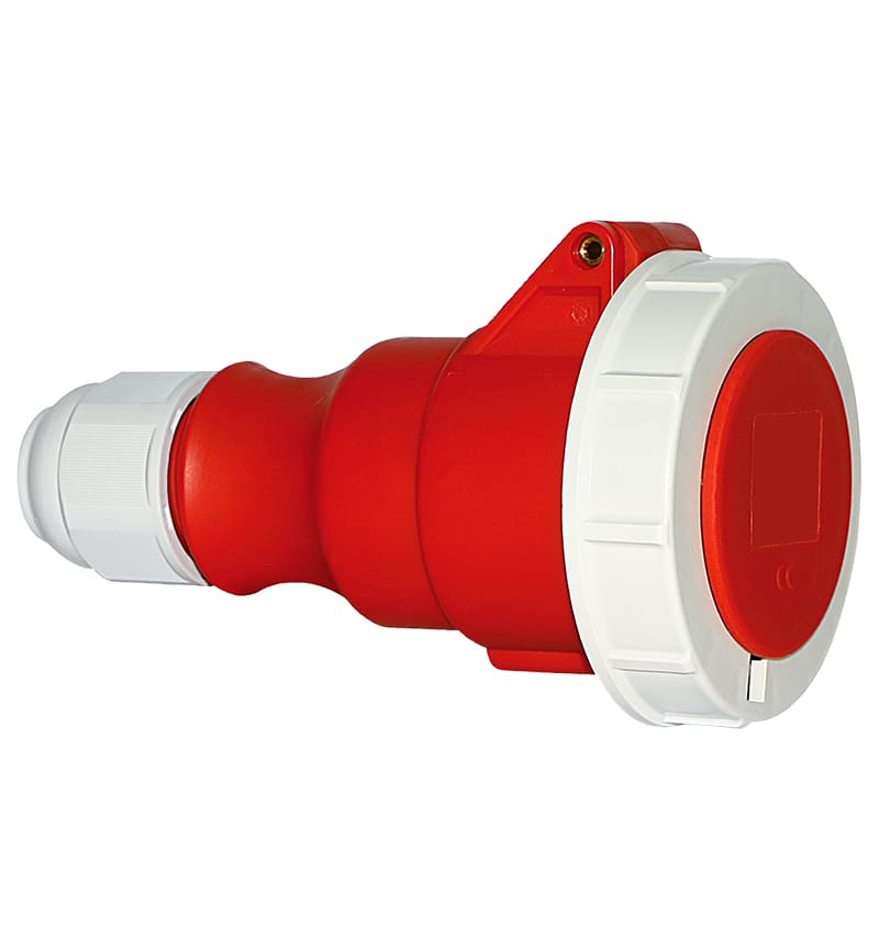 TOMA AEREA 32A 2P+T 415V ROJO 9H IP67 MULTI-GRIP 310352 BALS