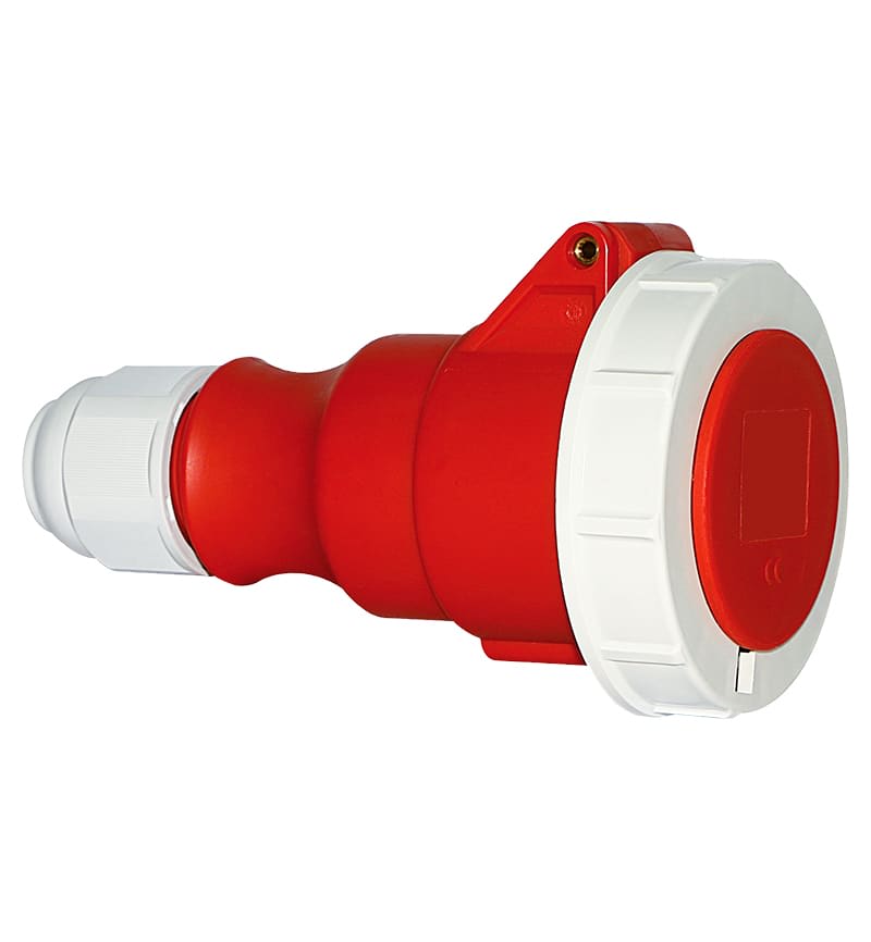TOMA AEREA 32A 3P+N+T 415V ROJO 6H IP67 MULTI-GRIP 310364 BALS